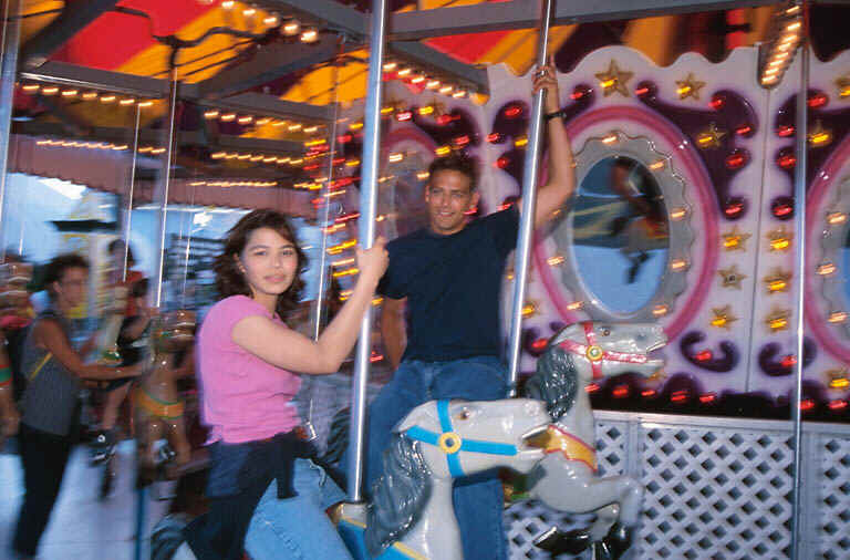 Teens on Carousel